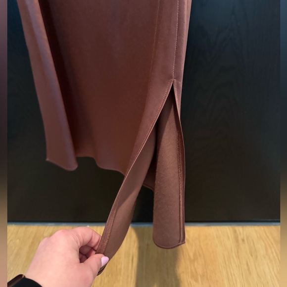 Express Satin Cowl Neck Midi Slip Dress - Picture 7 of 10